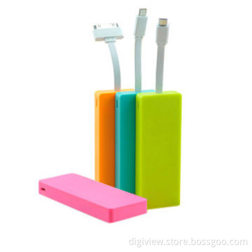 Power bank, 3,000mAh with micro USB cable